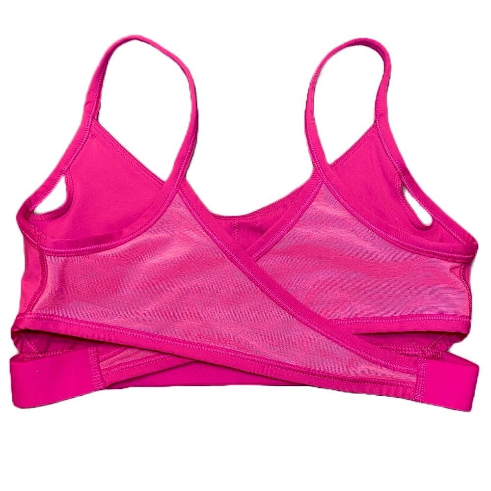 Nike criss-cross mesh back bra: fuchsia pink - Picture 1 of 4